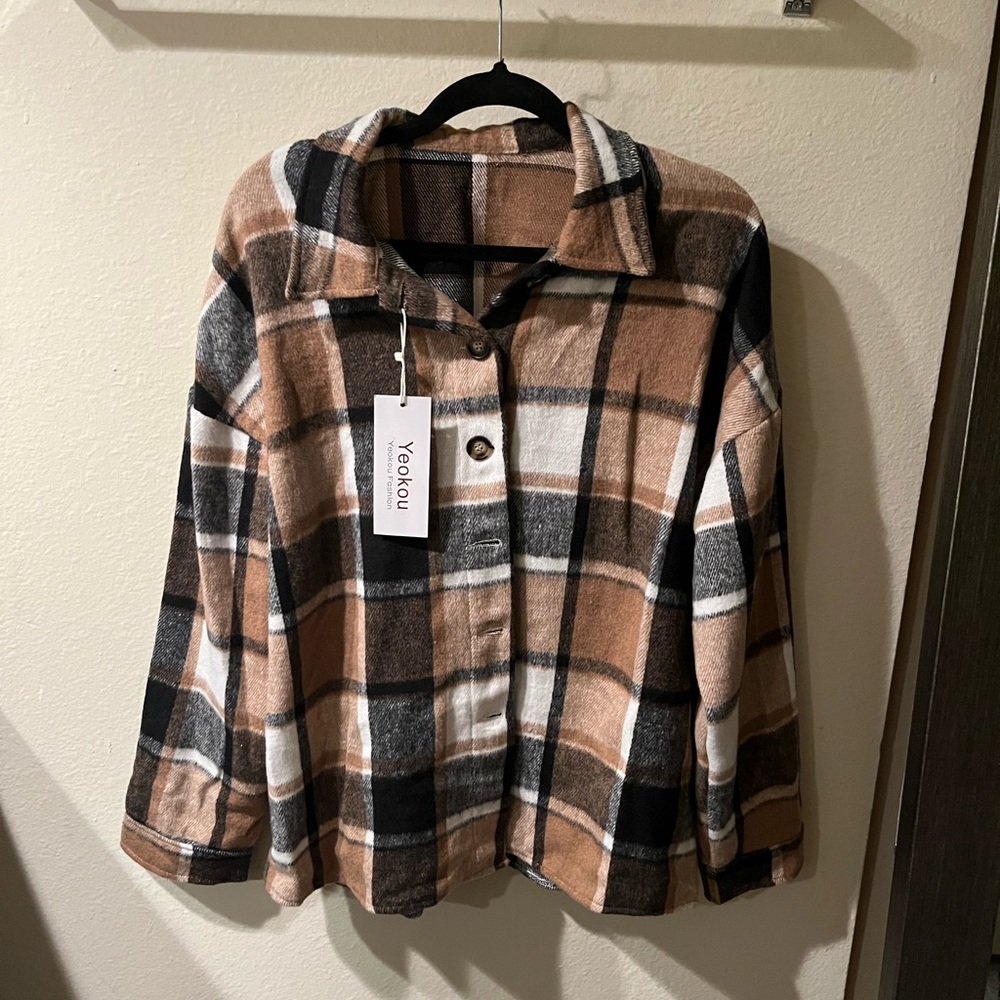 Flannel “shacket”
